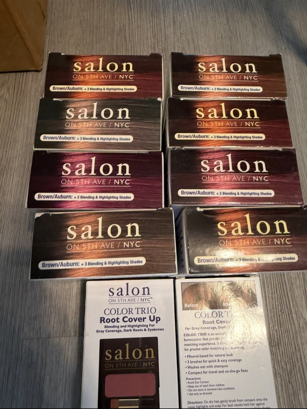 Salon On 5th Ave NYC Color Trio Root Cover Up - Brown/Auburn